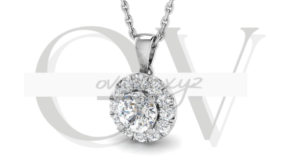 Tiffany diamond pendant